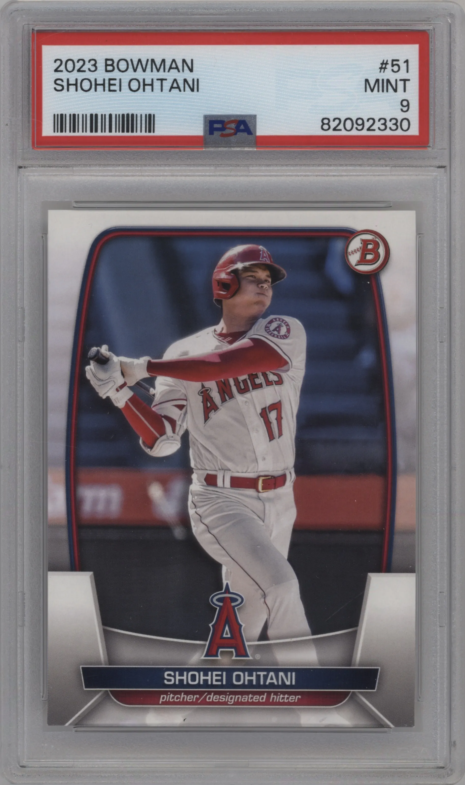 2023 Bowman Shohei Ohtani #51 PSA 9