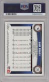  Tom Brady  from the 2011 Topps Chrome set featuring a Orange Refractor parallel graded by PSA and given an overall grade of 9.