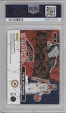Tyrese Haliburton from the 2023-24 Panini Donruss set featuring a Red parallel graded by PSA and given an overall grade of 9.