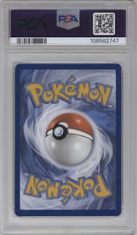 Charmander from the 2023 Pokemon SV set featuring a Obsidian Flame Elite Trainer Box parallel graded by PSA and given an overall grade of 9.