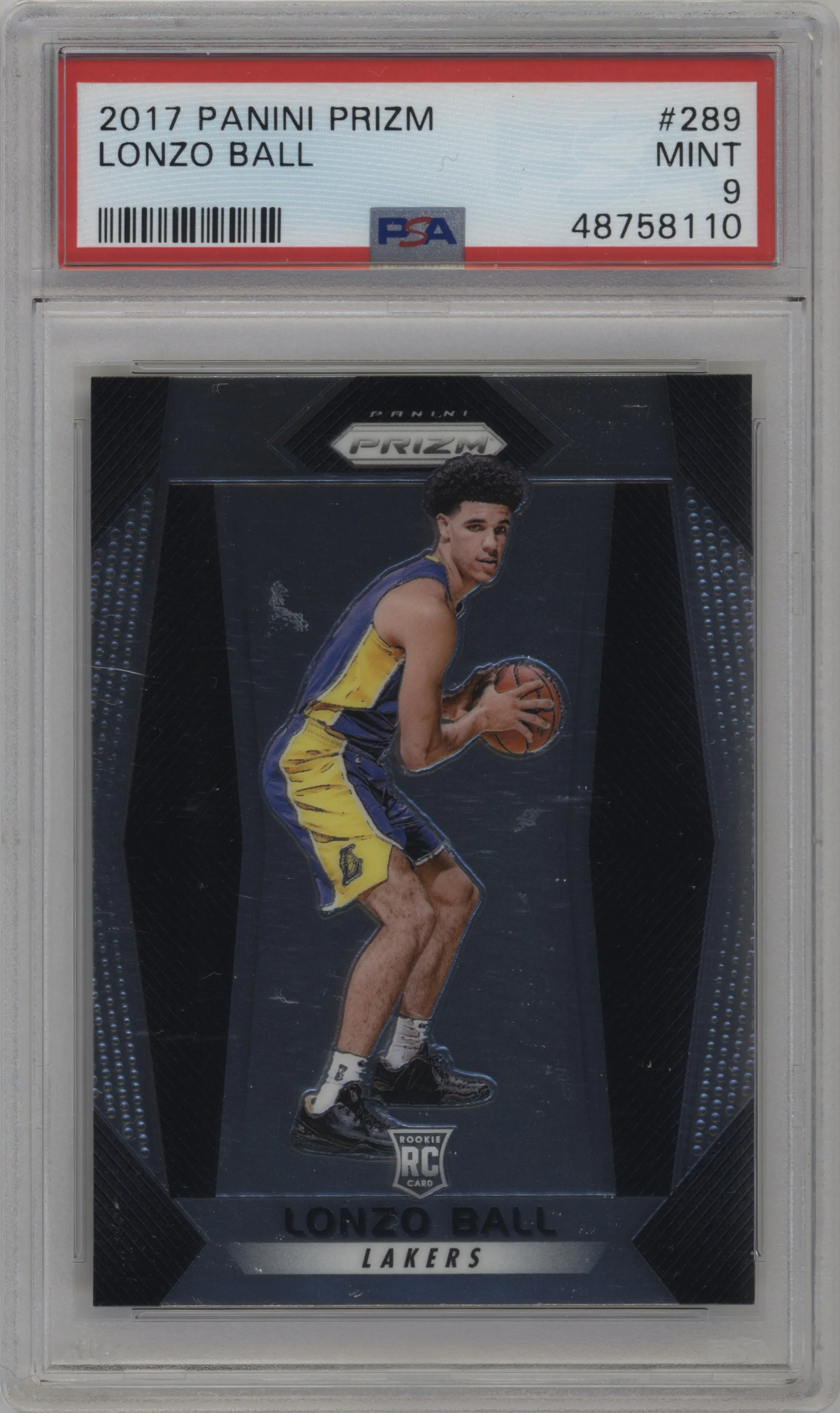 2017 Panini Prizm Lonzo Ball PSA 9