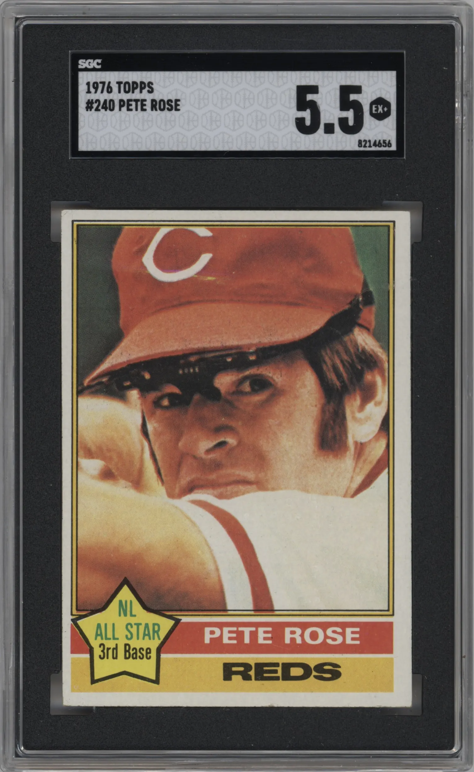 1976 Topps Pete Rose #240 SGC 5.5