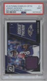Lamar Jackson from the 2018 Panini Donruss Optic set graded by PSA and given an overall grade of 9.