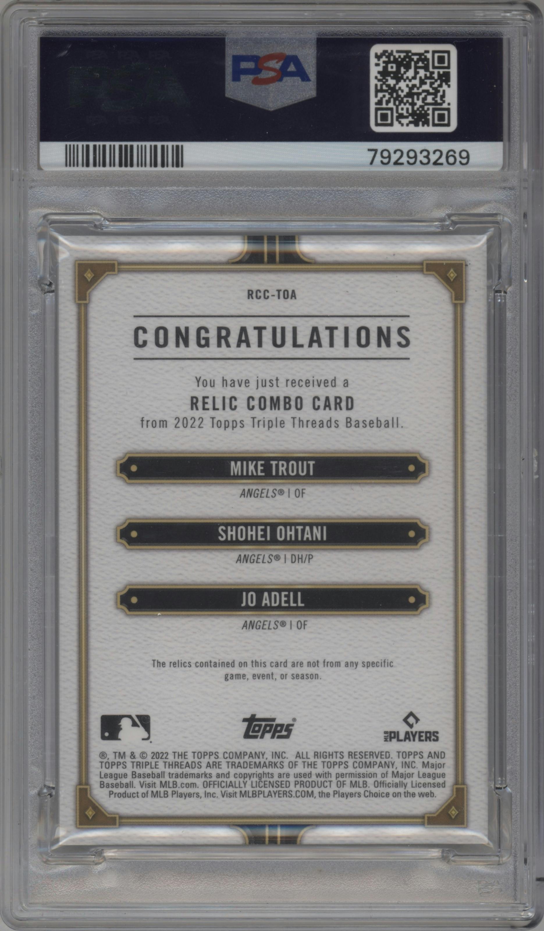 Mike Trout/Shohei Ohtani/Jo Adell