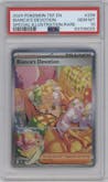 Bianca's Devotion from the 2024 Pokemon SV set graded by PSA and given an overall grade of 10.