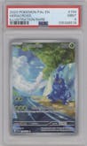 Heracross from the 2023 Pokemon SV set graded by PSA and given an overall grade of 9.