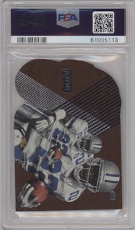 Emmitt Smith from the 1997 Playoff Contenders set graded by PSA and given an overall grade of 9.