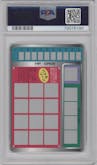 Charmander from the 1997 Pokemon Tomy Scratch Cards Series 1 set featuring a Unscratched parallel graded by PSA and given an overall grade of 8.