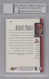 Albert Pujols from the 2001 Upper Deck set graded by Beckett and given an overall grade of 0.