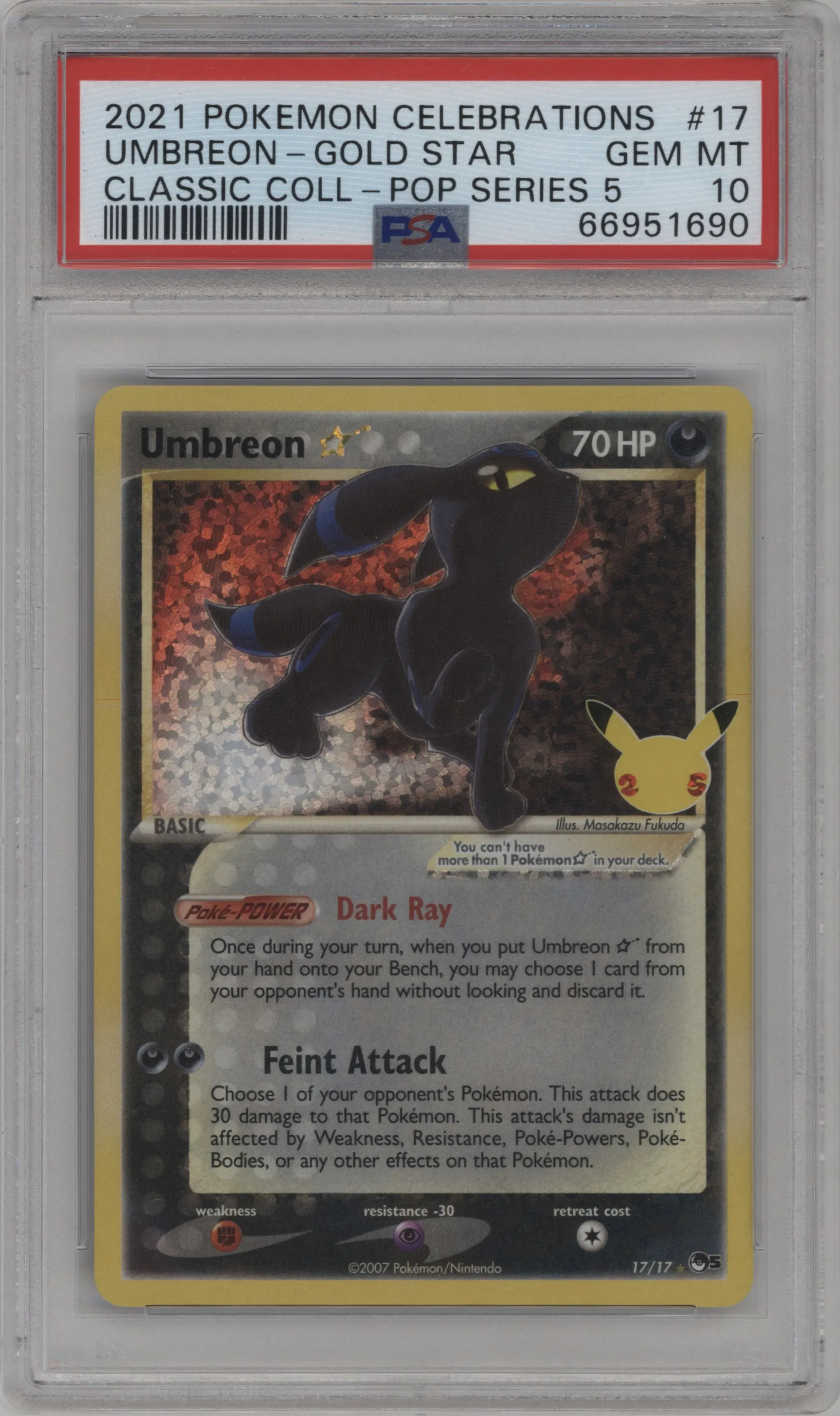Umbreon Gold Star