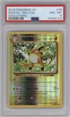 Raichu from the 2016 Pokemon XY set graded by PSA and given an overall grade of 8.