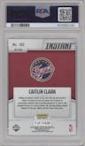 Caitlin Clark from the 2024-25 Panini Instant WNBA set graded by PSA and given an overall grade of 10.