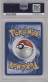 Blastoise from the 1999 Pokemon set graded by PSA and given an overall grade of 4.