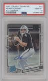Aidan O'Connell from the 2023 Clearly Donruss set graded by PSA and given an overall grade of 10.