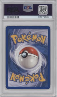 Salamence from the 2003 Pokemon EX set graded by PSA and given an overall grade of 9.