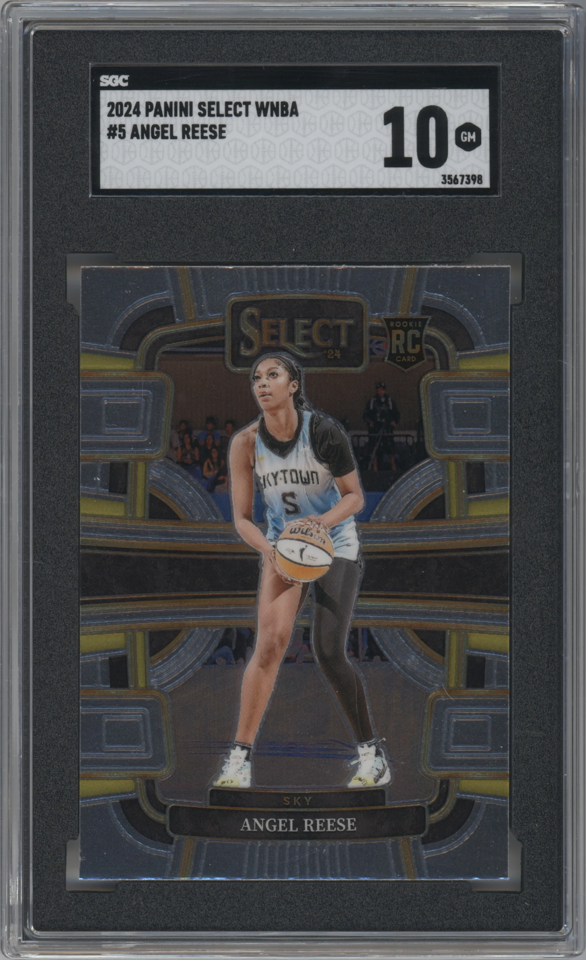 2024 Panini Select WNBA Angel Reese SGC 10