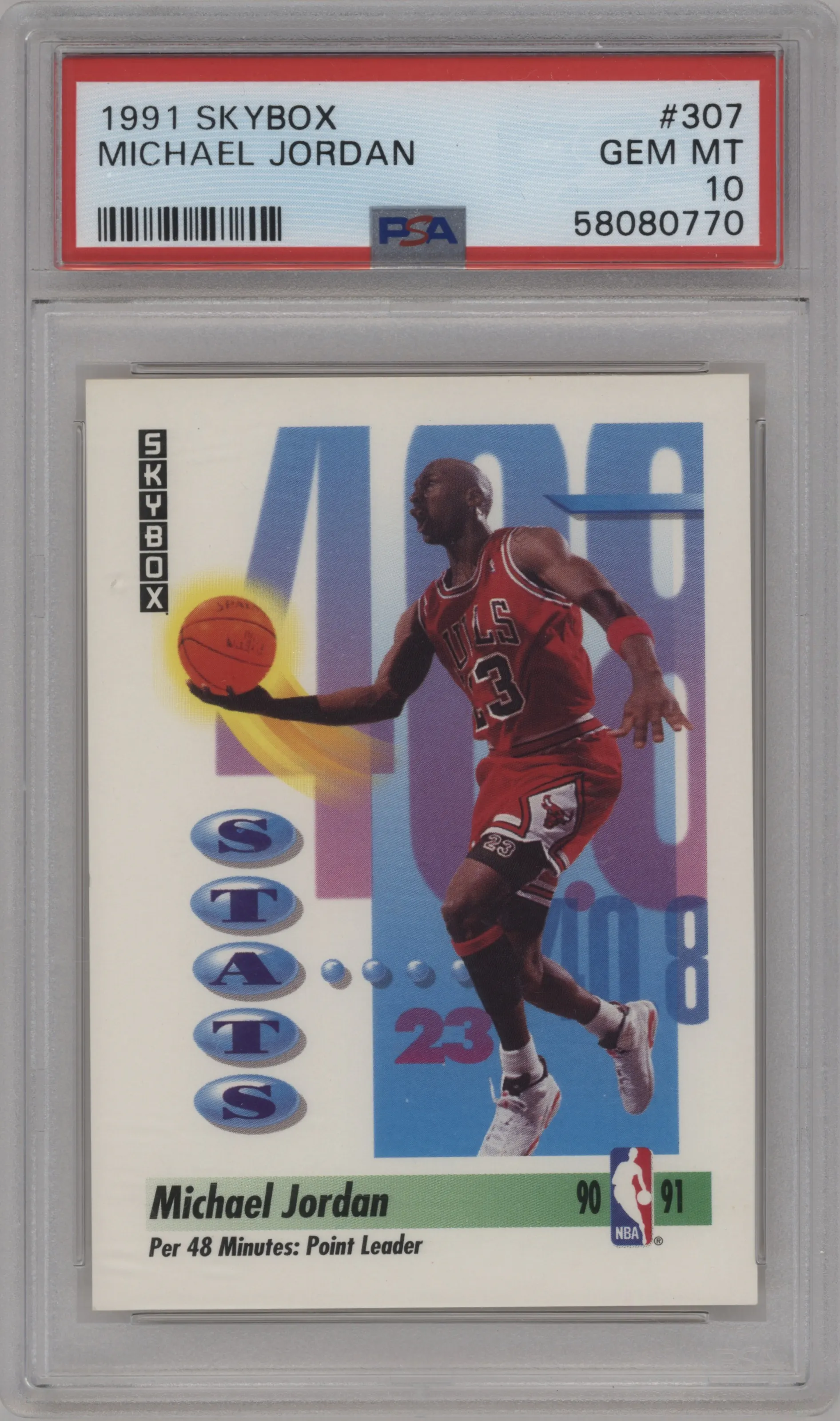 1991 Skybox Michael Jordan PSA 10