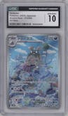 Garbodor from the 2023 Pokemon SV JPN set graded by CSG and given an overall grade of 10.