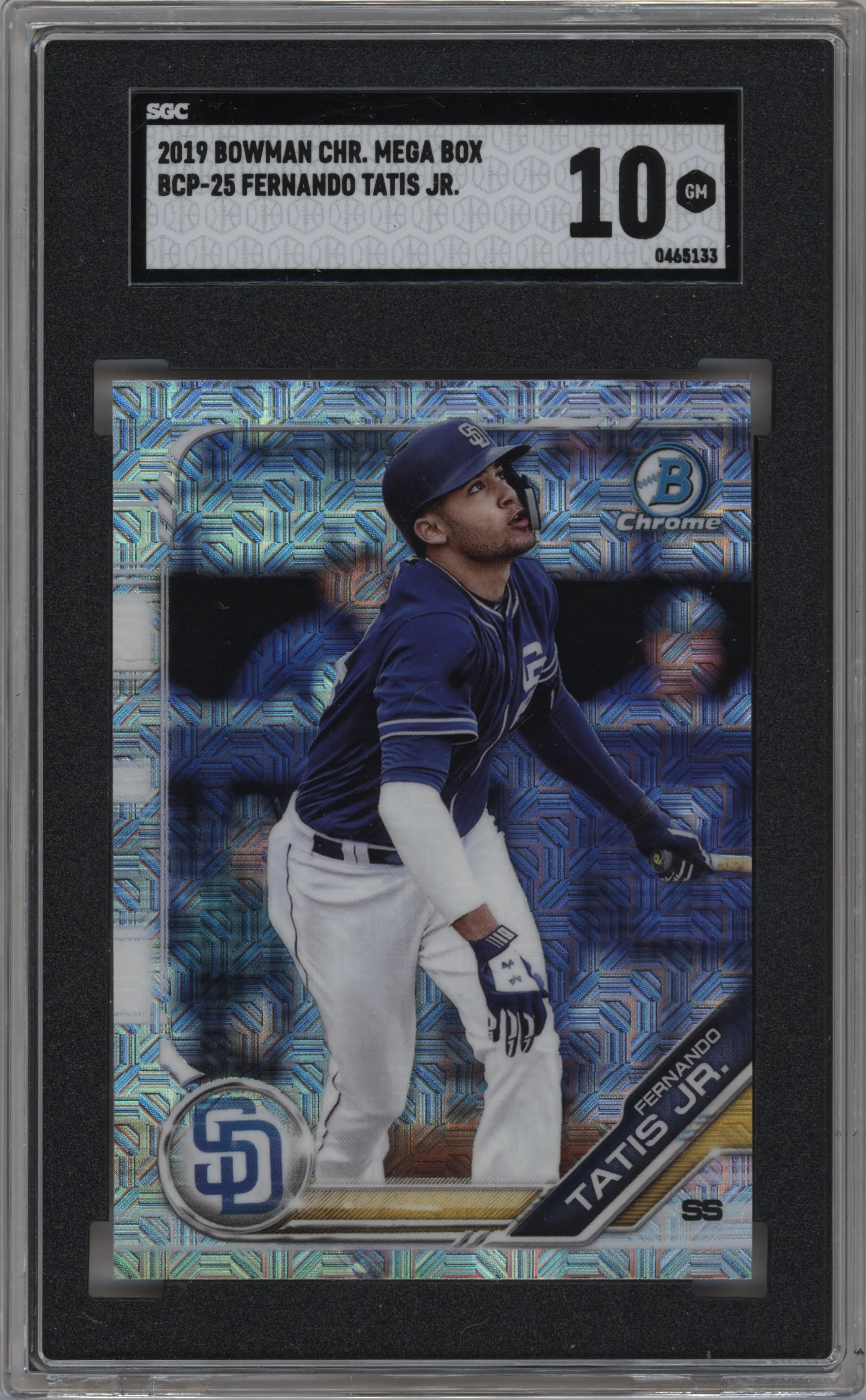 2019 Bowman Mega Box Chrome Fernando Tatis Jr. #BCP-25 SGC 10