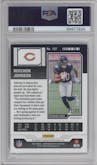 Roschon Johnson  from the 2023 Panini Zenith set featuring a Green parallel graded by PSA and given an overall grade of 9.