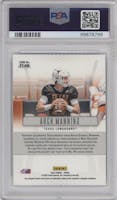 Arch Manning from the 2023 Panini Prizm Throwback set graded by PSA and given an overall grade of 10.
