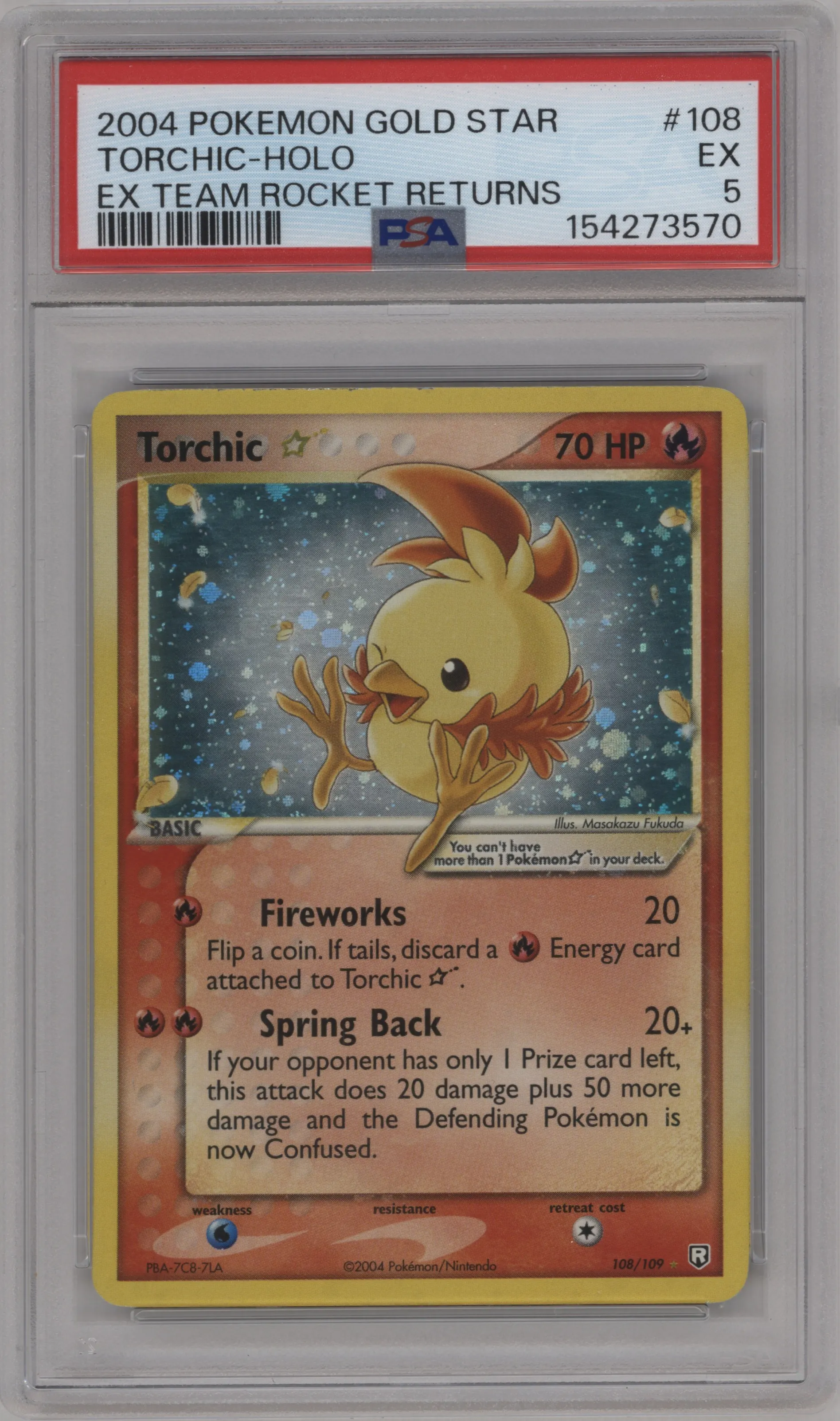Torchic Gold Star