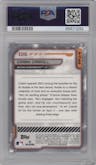Corbin Carroll from the 2023 Topps Cosmic Chrome set graded by PSA and given an overall grade of 10.