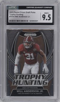 Will Anderson Jr. from the 2023 Panini Prizm Draft Picks set graded by CSG and given an overall grade of 9.5.