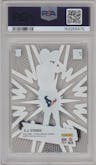 C.J. Stroud from the 2023 Clearly Donruss set graded by PSA and given an overall grade of 10.
