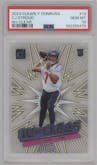 C.J. Stroud from the 2023 Clearly Donruss set graded by PSA and given an overall grade of 10.