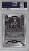 Victor Wembanyama from the 2023-24 Panini Prizm set graded by PSA and given an overall grade of 10.