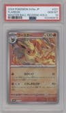 Flareon from the 2024 Pokemon SV JPN set featuring a Master Ball parallel graded by PSA and given an overall grade of 10.