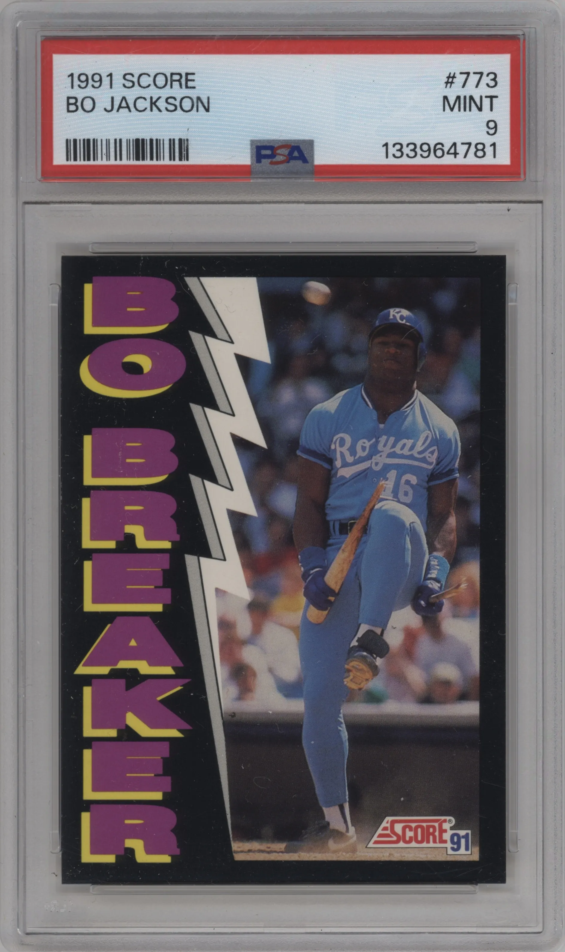 1991 Score Bo Jackson #773 PSA 9