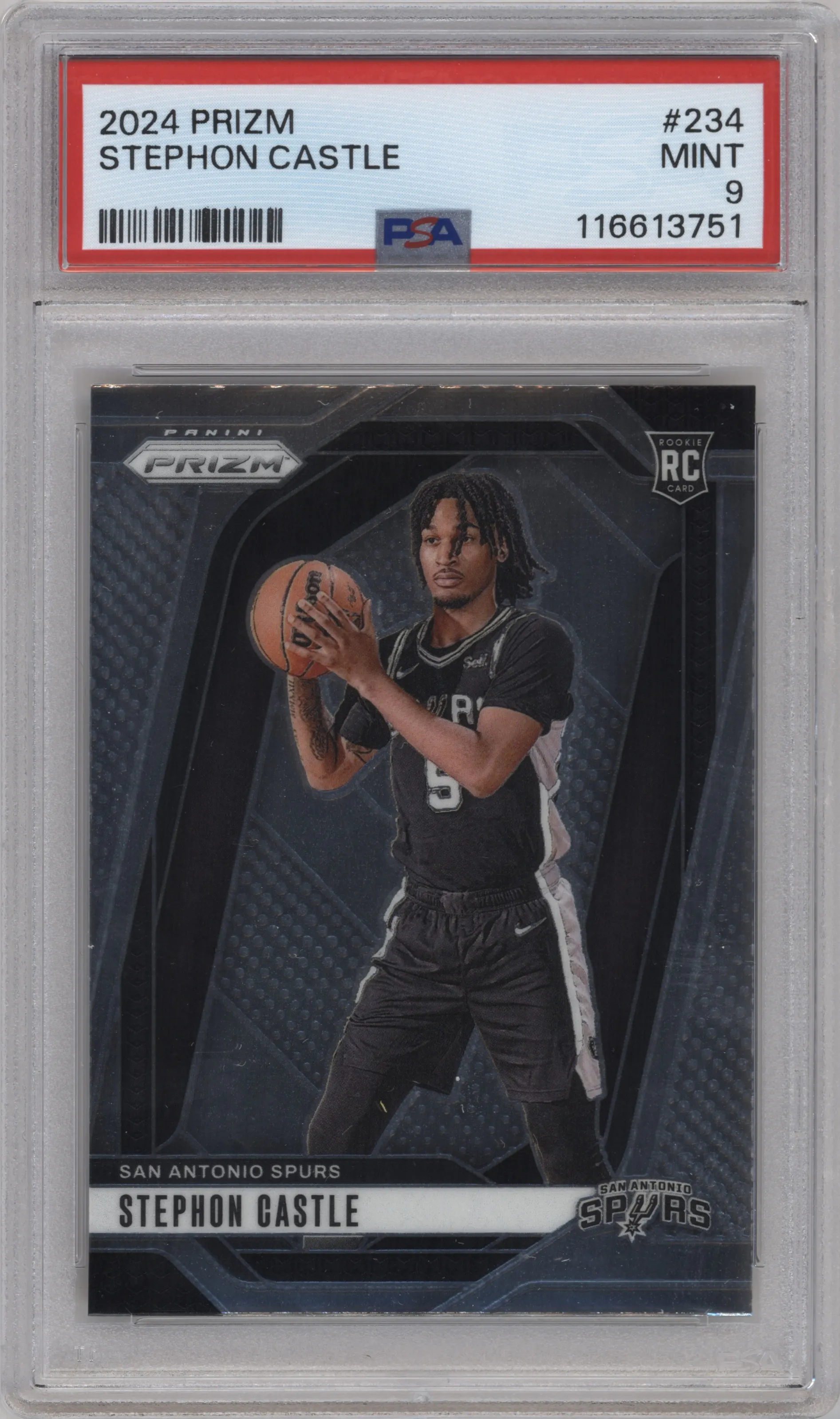 2024 Panini Prizm Stephon Castle #234 PSA 9