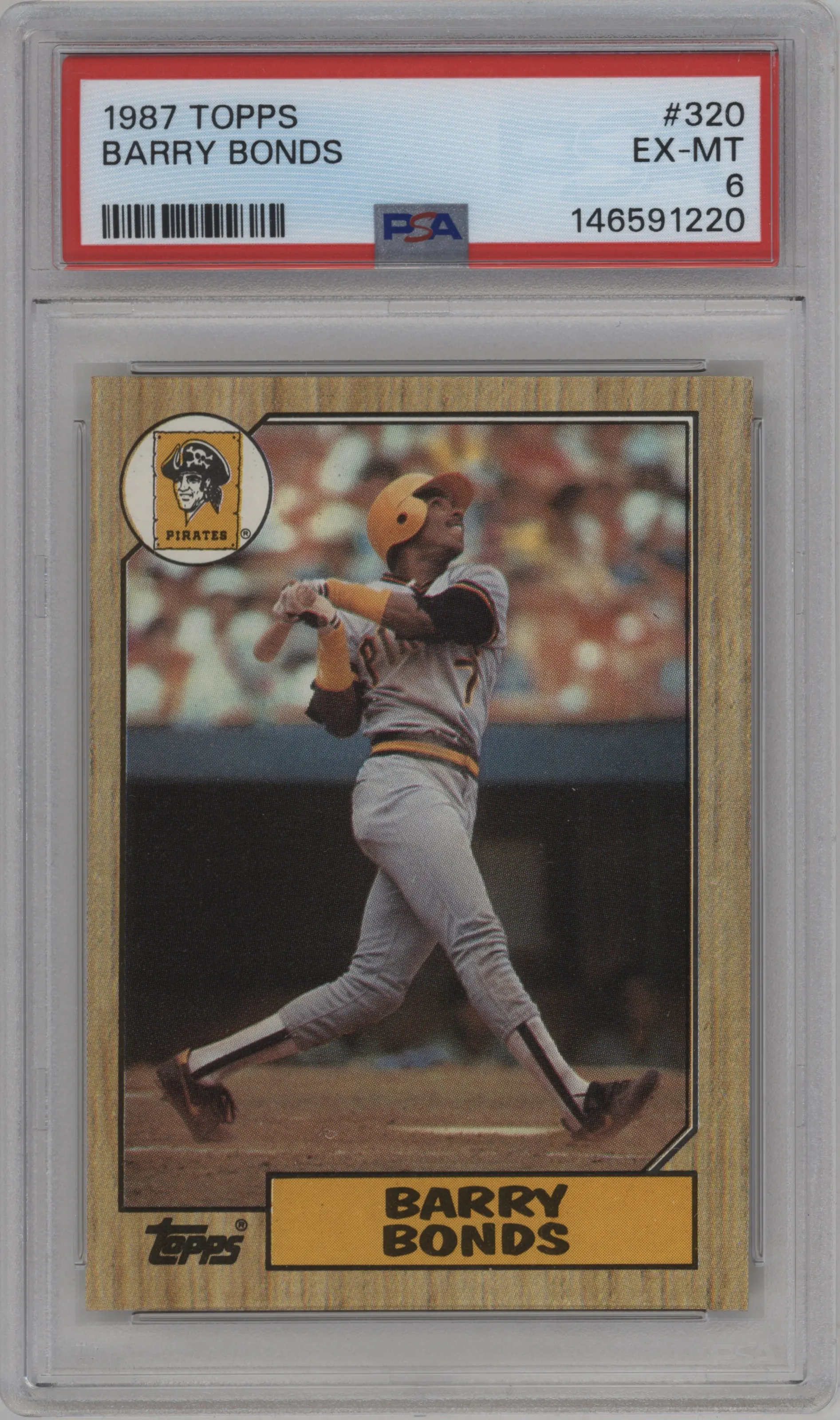 1987 Topps Barry Bonds PSA 6