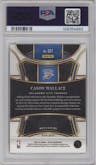 Cason Wallace from the 2023-24 Panini Select  set featuring a Tectonic parallel graded by PSA and given an overall grade of 10.