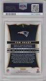 Tom Brady from the 2013 Panini Select set graded by PSA and given an overall grade of 9.