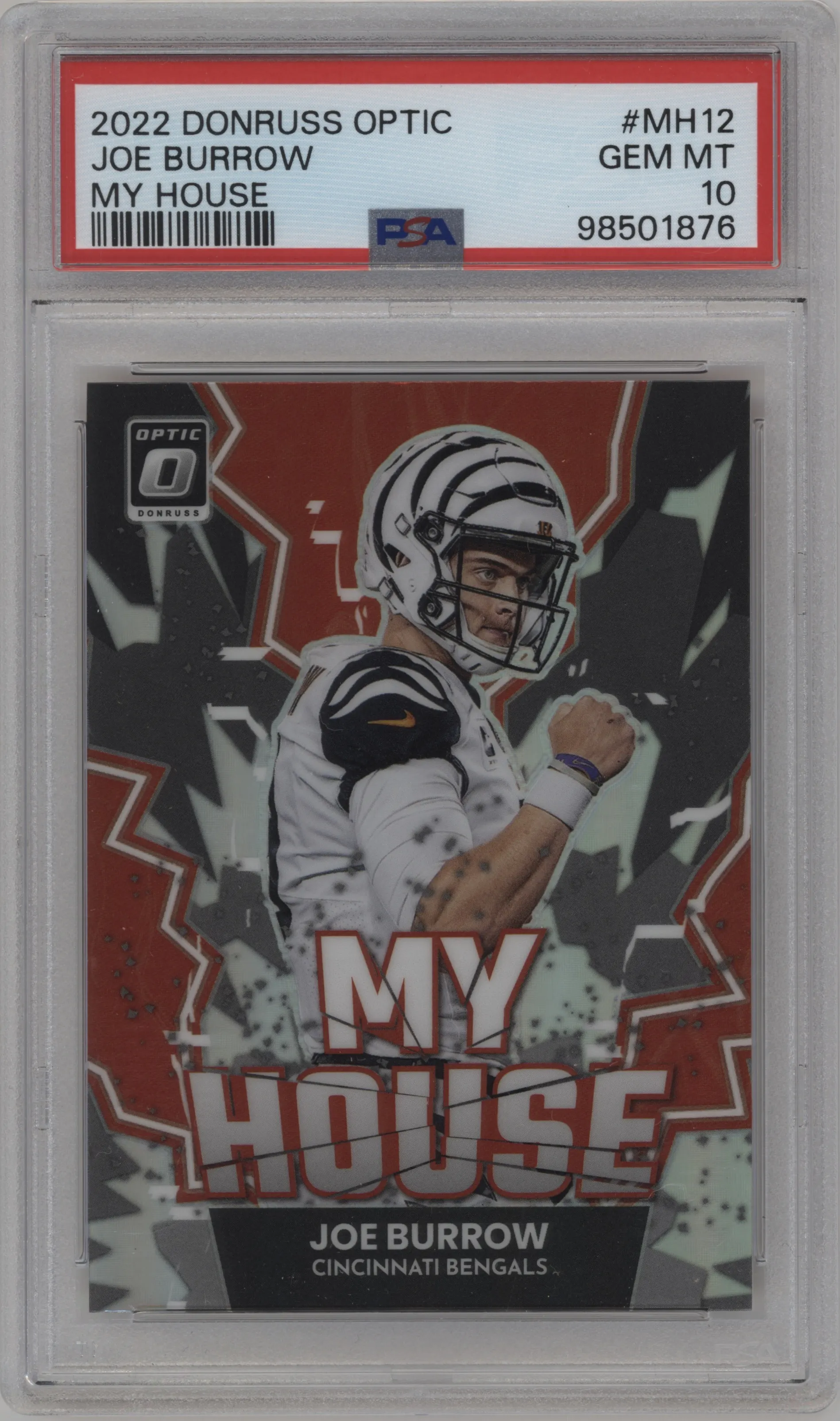 2022 Panini Donruss Optic My House Joe Burrow #MH-12 PSA 10