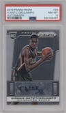 Giannis Antetokounmpo from the 2013-14 Panini Prizm set graded by PSA and given an overall grade of 8.