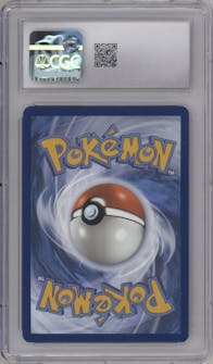 Mew ex from the 2023 Pokemon SV set featuring a Scarlet & Violet 151 Ultra Premium Collection parallel graded by CSG and given an overall grade of 10.