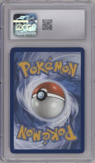 Mew ex from the 2023 Pokemon SV set featuring a Scarlet & Violet 151 Ultra Premium Collection parallel graded by CSG and given an overall grade of 10.