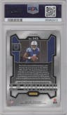 Anthony Richardson from the 2023 Panini Prizm set featuring a Lazer parallel graded by PSA and given an overall grade of 10.