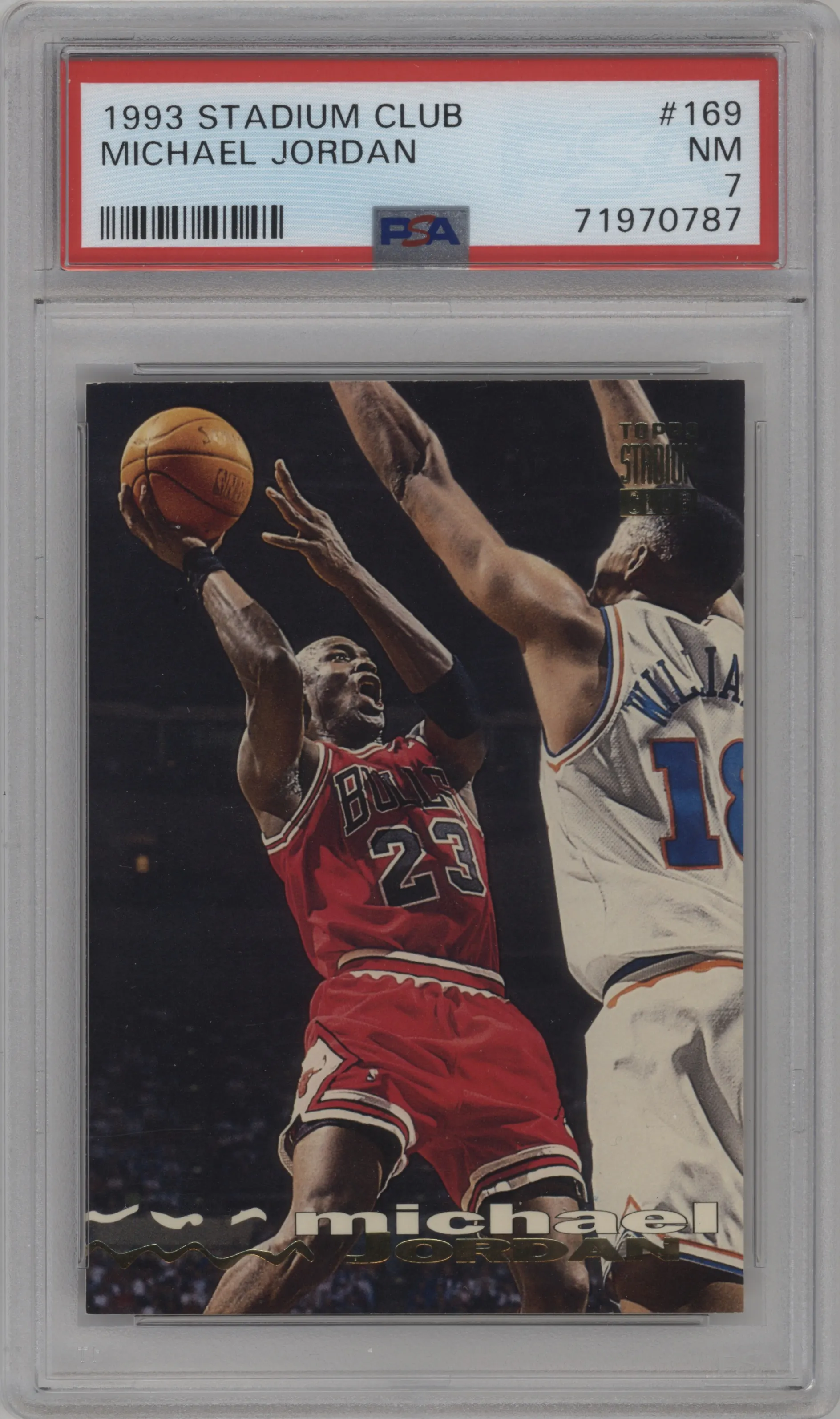1993 Topps Stadium Club Michael Jordan PSA 7