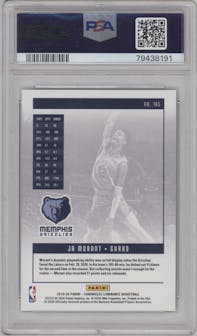 Ja Morant from the 2019-20 Panini Chronicles  set graded by PSA and given an overall grade of 10.
