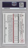 Elly De La Cruz from the 2024 Topps Chrome set graded by PSA and given an overall grade of 10.