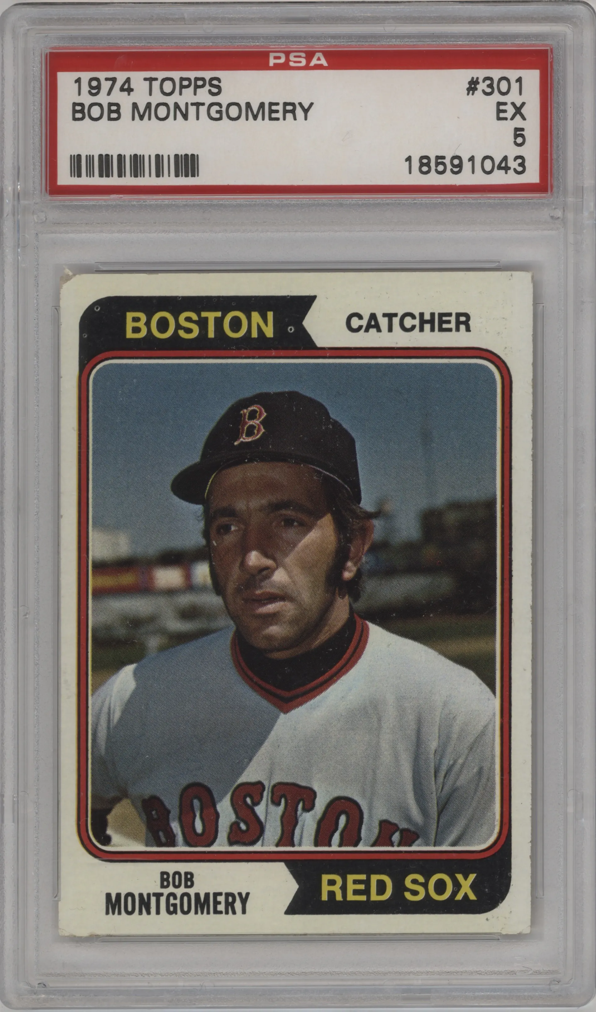 1974 Topps Bob Montgomery PSA 5