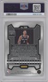Victor Wembanyama from the 2023-24 Panini Prizm set graded by PSA and given an overall grade of 10.