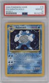 Poliwrath from the 2000 Pokemon set graded by PSA and given an overall grade of 10.