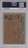 Joe Montana from the 1981 Topps  set graded by PSA and given an overall grade of 7.