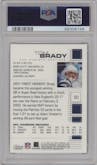  Tom Brady from the 2002 Topps Finest set graded by PSA and given an overall grade of 9.